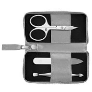 Маникюрный набор 3 пр., экокожа, серый ZWILLING Beauty Premium  