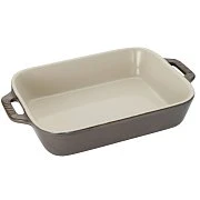Форма керамическая STAUB, прямоугольная, 20х16 см, античный серый